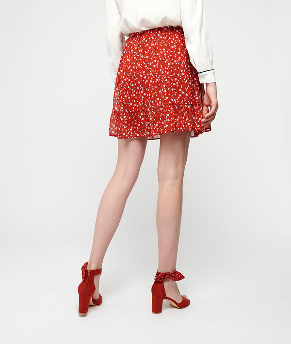 Falda patinadora estampado floral Falda patinadora estampado floral
