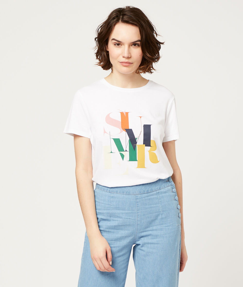 Camiseta 'summer' blanco.
