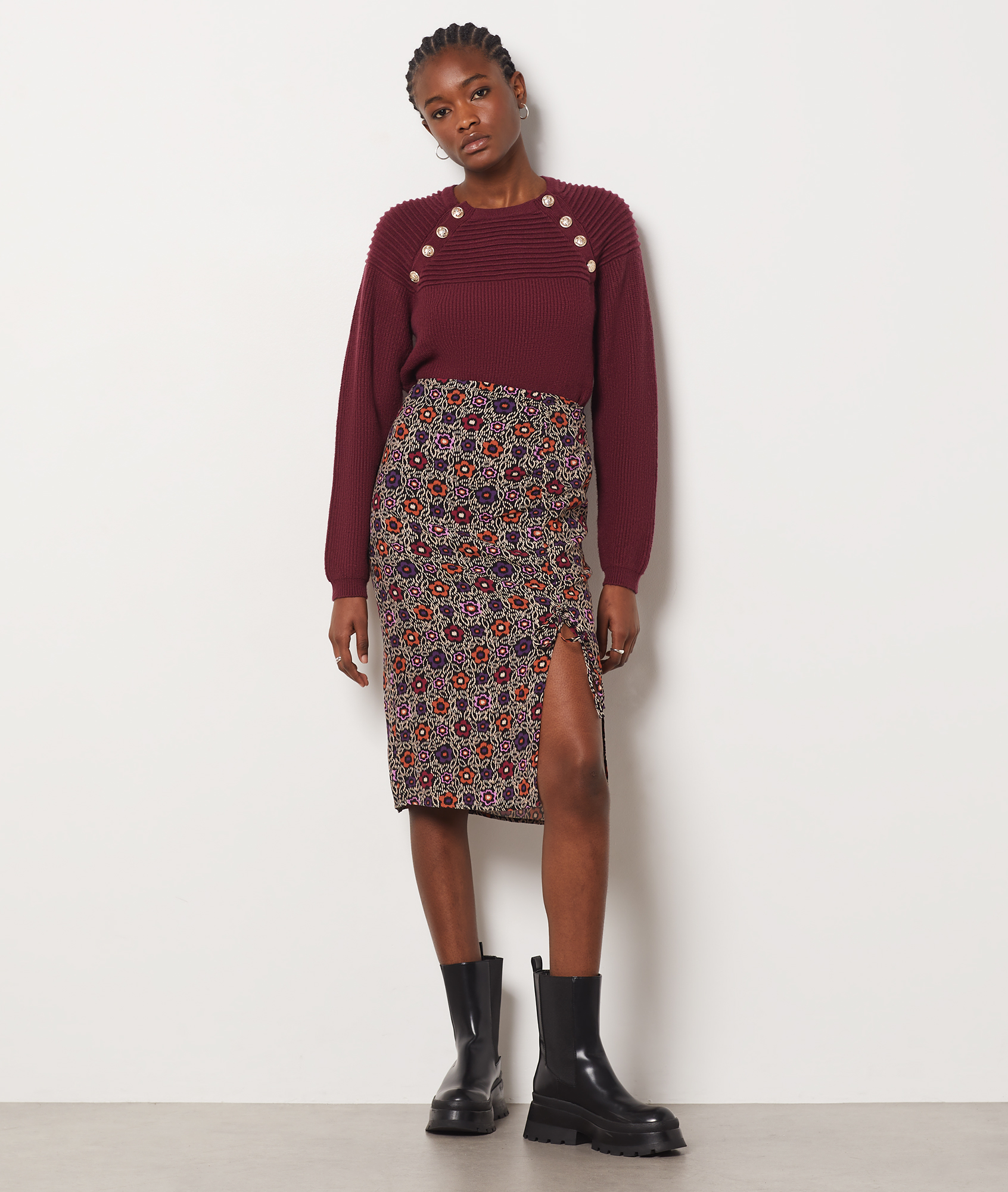 Falda Larga Con Estampado - PV24SN17817100