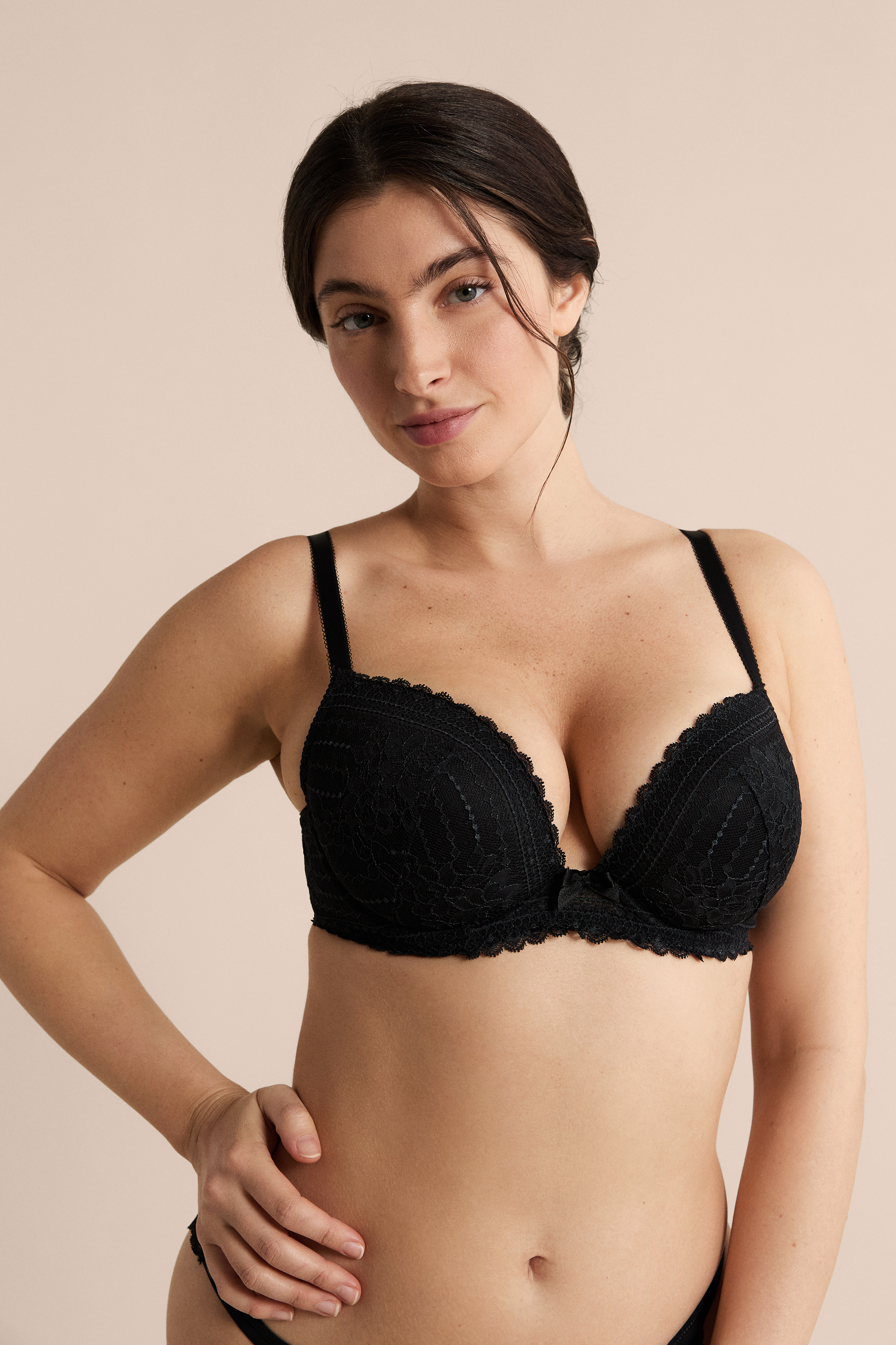 Sujetador - Bustier Copas Finas MULTIWAY NOIR