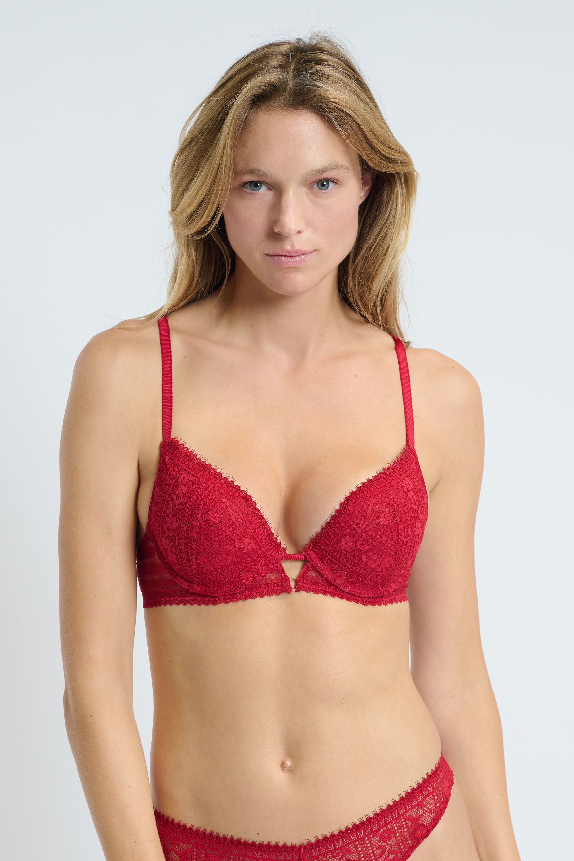 Sujetador N.2 - Push-up escotado de encaje DENTELLE - ETAM