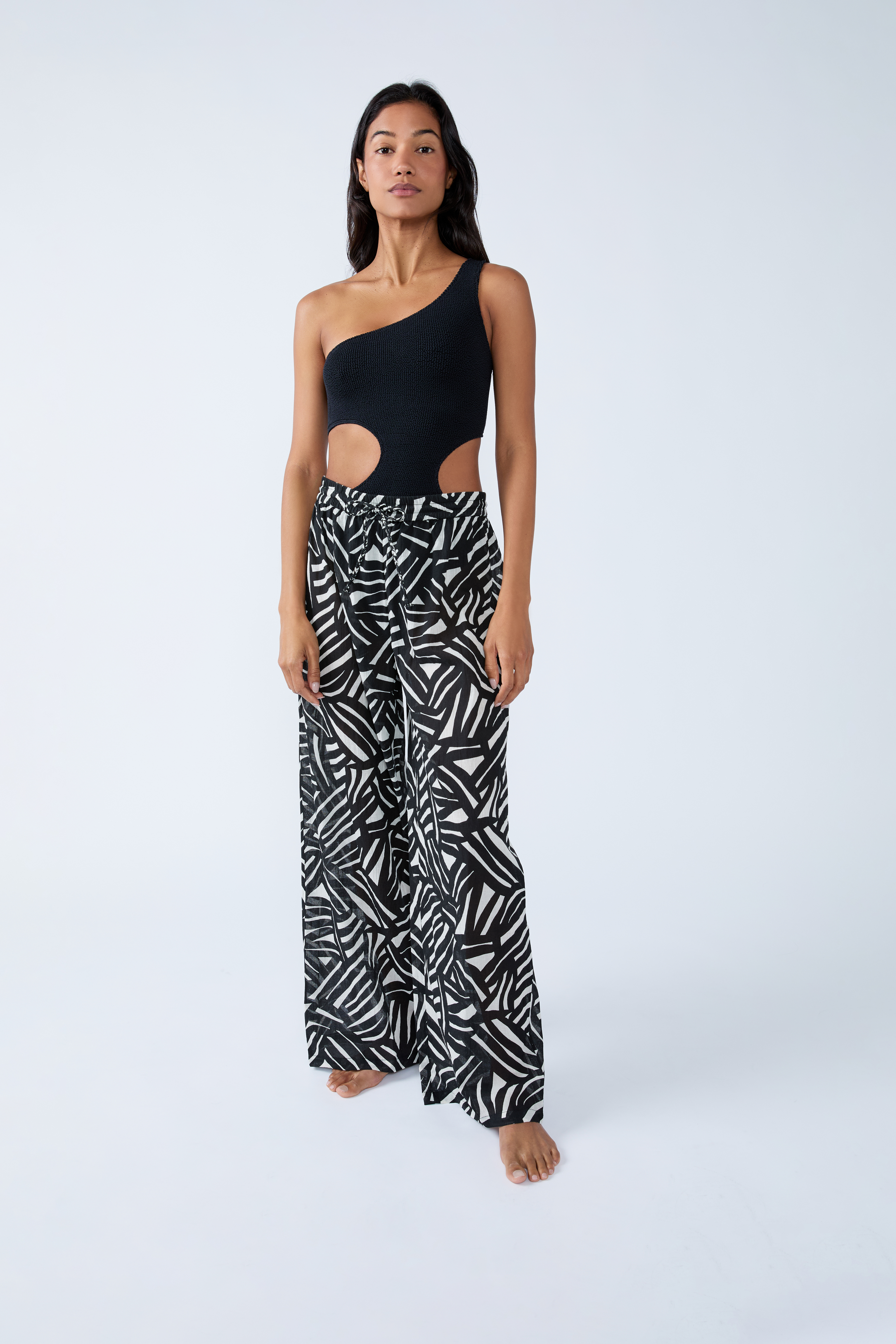 Pantalón fluido de playa